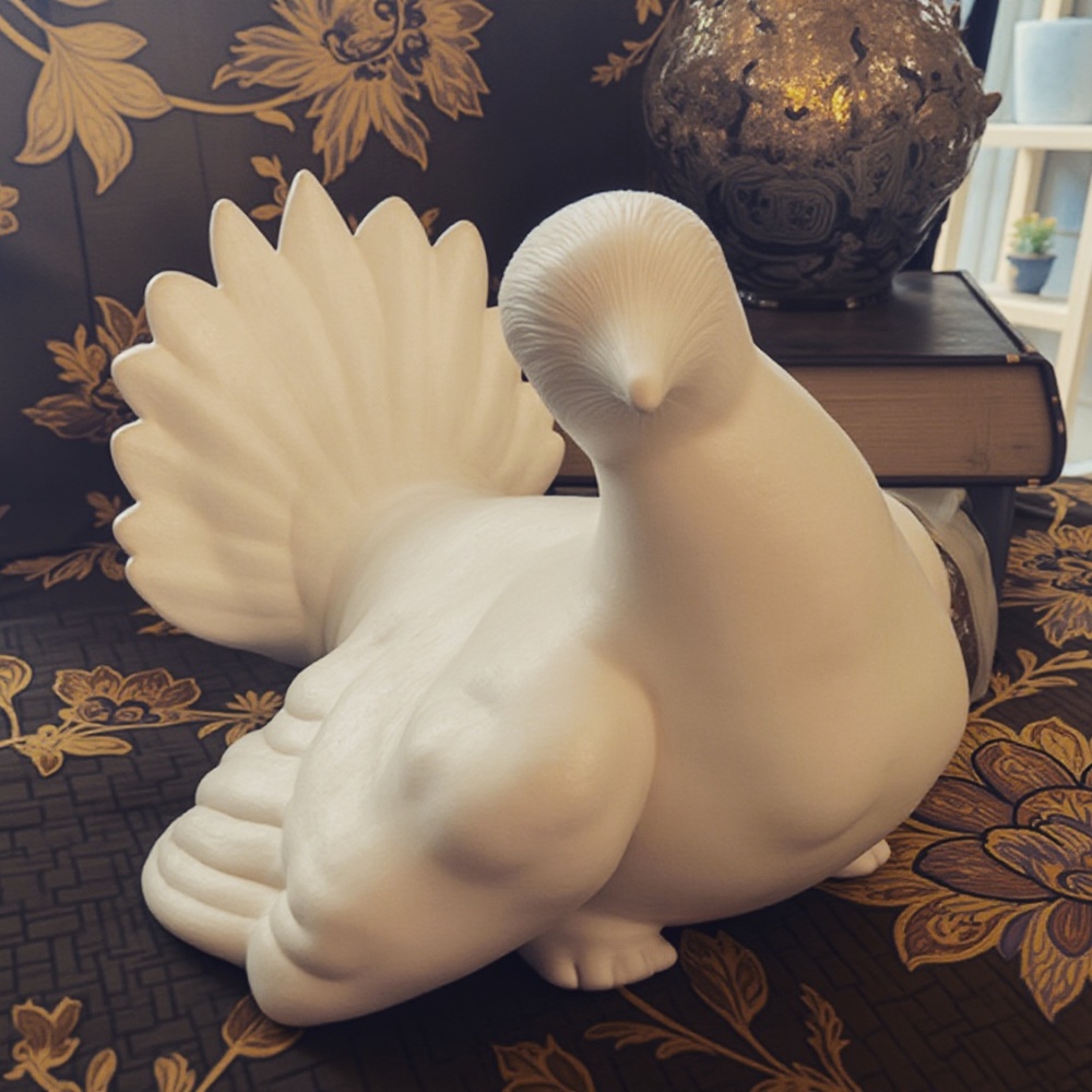 Vintage Ceramic Dove Figurine